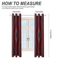 thumbnail image 2 of Bohemia 2 Panels Blackout Curtains for Bedroom Living Room Drapes Kitchen Room Window Blackout Curtain Grommet, 2 of 6