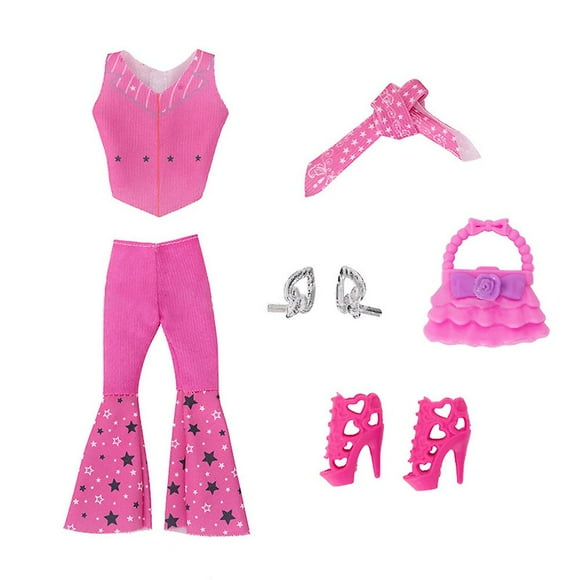 Barbie The Movie Doll Clothes Set Margot Robbie Ken Collectible Fashion Film Outfits Barbie Dolls Accessories Gifts