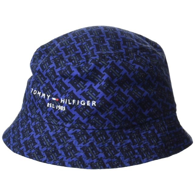 Sombrero de pescador Tommy Hilfiger establecido para hombre, azul marino/verde