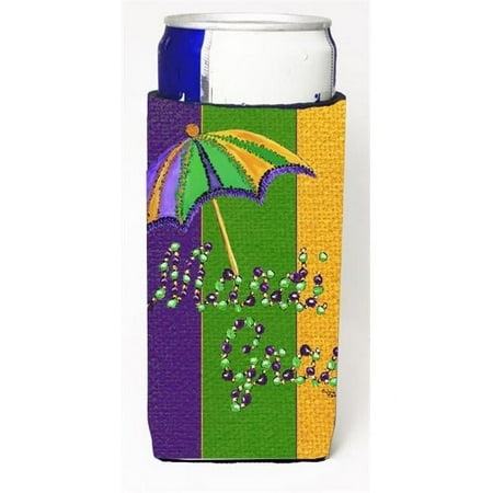 

Mardi Grass Second Line Umbrella Michelob Ultra bottle sleeves For Slim Cans - 12 oz.