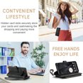 thumbnail image 3 of for Google Pixel 8 Pro Case Wallet for Women and Men, Google Pixel 8 Pro Case, PU Leather Magnetic Flip Strap Wristlet Zipper Card Holder Wallet Business Phone Cover for Google Pixel 8 Pro, Black, 3 of 10