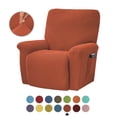 thumbnail image 1 of Housse de Fauteuil Inclinable Extensible Élastique Couverture Complète Couleur Unie Housse de Canapé pour Remplacement LAZBOY, 1 of 5
