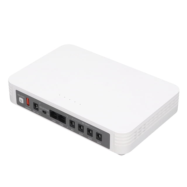 Mini UPS Batería de Respaldo, DC 5V 9V 12V POE 15V 24V USB 5V 2A Salida 8000MAH FUENTE DE ALIMENTACIÓN DEL ENRITADOR FUENTE DE ALIMENTA