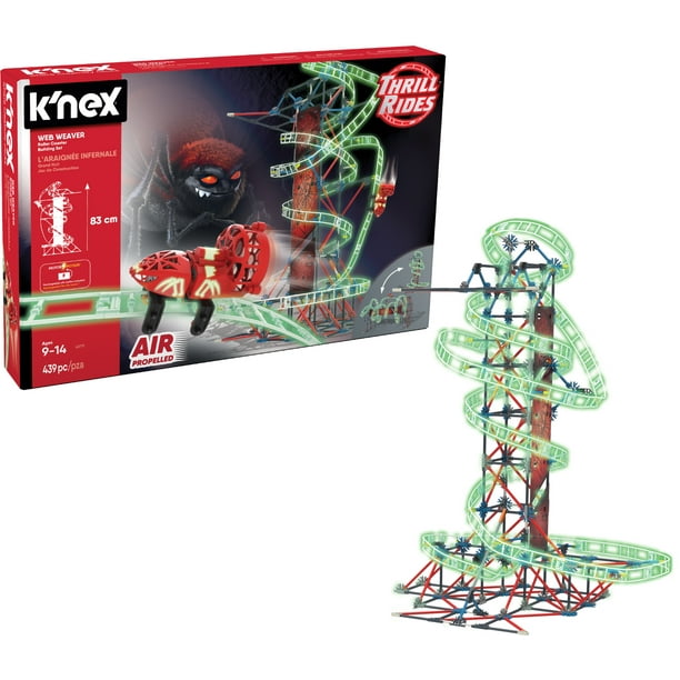 web weaver roller coaster building set