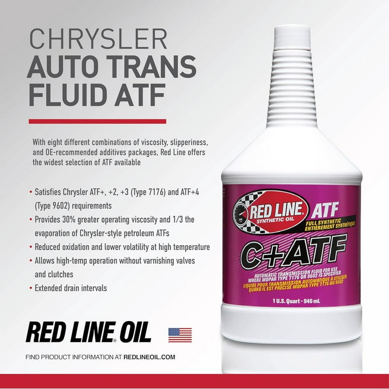 Red Line 30604 Full Synthetic C+ ATF - 1 Quart for Chrysler