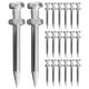thumbnail image 1 of 20 piezas de clavos para aireadores de césped, estacas de metal para aireadores de césped, herramientas para airear zapatos, estacas para aireadores de césped, 1 of 7