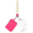 thumbnail image 2 of Cartera Doble Mini Pulsera para Mujer Alrededor Del Bolsillo Monedas Cuero PU, 2 of 9
