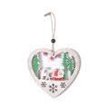 thumbnail image 1 of Cateissary Colgante de Diseño hueco Estrella Árbol de Navidad Adornos colgantes Placa Puerta Letrero Colgador Decoración Hogar Boda Regalos de Kits de decoración para fiestas Corazón Cateissary HA069600-01, 1 of 6