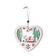 thumbnail image 1 of Inteprter Colgante de Diseño hueco Estrella Árbol de Navidad Adornos colgantes Placa Puerta Letrero Colgador Decoración Hogar Boda Regalos de Kits de decoración para fiestas Corazón Inteprter HA069600-01, 1 of 6