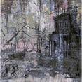 thumbnail image 1 of Ahgly Company Machine Washable Indoor Square Industrial Modern Black Eel Black Area Rugs, 7' Square, 1 of 7