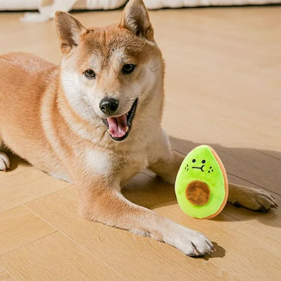 CQCYD Toys under $5 Squeaky Plush Dog Toy Dog Squeaky Toys Cute Stuffed Plush Fruits Dog Toys for Puppy Small Medium Dog Pets
