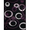 thumbnail image 3 of United Weavers Plaza Francoise Area Rug, Geometric Pattern, Plum, 5'3" x 7'2", 3 of 6