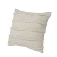 thumbnail image 2 of LR Home Ox Bay Birch Solid All-Natural Cotton Square 2 Piece Pillow Cover Set, 2 of 6