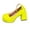 Green, variant on CSStudio Women's Glossy Mary Jane Platform Block Heels 9cm Ankle Strap Closed Toe Oktoberfest Party Women Dress Pumps