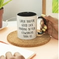 thumbnail image 5 of YouNique Designs Later Traitor Good Luck Finding Better Coworkers Than Us Mug, 11 Ounces, Going Away Cup for Coworker, Coworker Leaving Mug for Women and Men, Goodbye, Farewell (Black Handle), 5 of 5