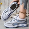 thumbnail image 6 of CHENge Sneakers for Women Black Relaxed Fit Lightweight Wide Width Low Top Womens Dress Shoes Athletic Mesh Sneakers for Jogging Gym Workout, 6 of 7