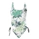 thumbnail image 5 of Traje de baño de una pieza para mujer, conjunto de bikini para mujer, bikini de moda multicolor con estampado de patrón, espalda descubierta, traje de baño de una pieza para mujer, 5 of 6