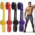 thumbnail image 1 of Set de entrenamiento Resistance Bands LEEKEY de 5 a 85 libras para fitness, 1 of 6