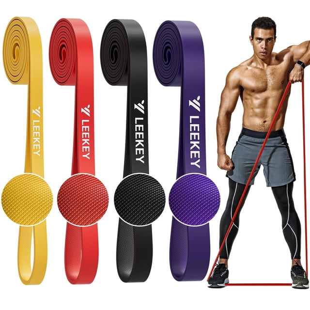 Set de entrenamiento Resistance Bands LEEKEY de 5 a 85 libras para fitness