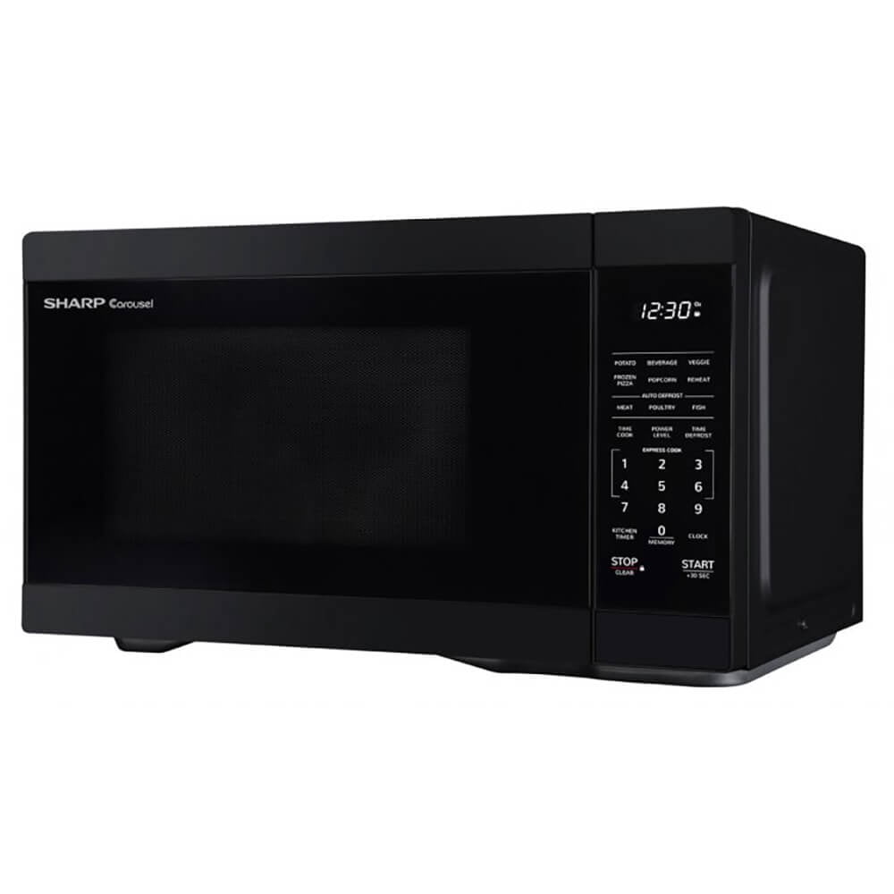 Sharp 1.1 cu. ft. 1000W Countertop Microwave Oven, Black
