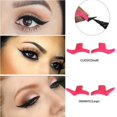 thumbnail image 4 of 4 pares de (estilo clásico y estilo dramático) Sello de delineador de ojos de ala de silicona modelos de plantilla de sombra de ojos herramienta de delineador de ojos estilo ala, 4 of 5