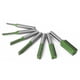 thumbnail image 5 of Brocas de enrutador rectas de 7 piezas Brillar avellanador de 6 mm con cortador de fresado de carburo verde, 5 of 5