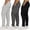 Black, Gray, Charcoal, variant on 3 Pack Men's Sweatpants with Zipper Pockets Lightweight Mesh Joggers