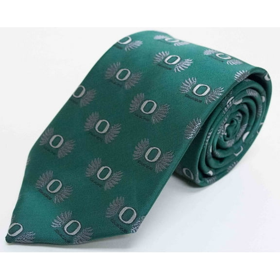 Oregon Ducks Green With Grey Wings Necktie - Donegal Bay - Unisex - One Size