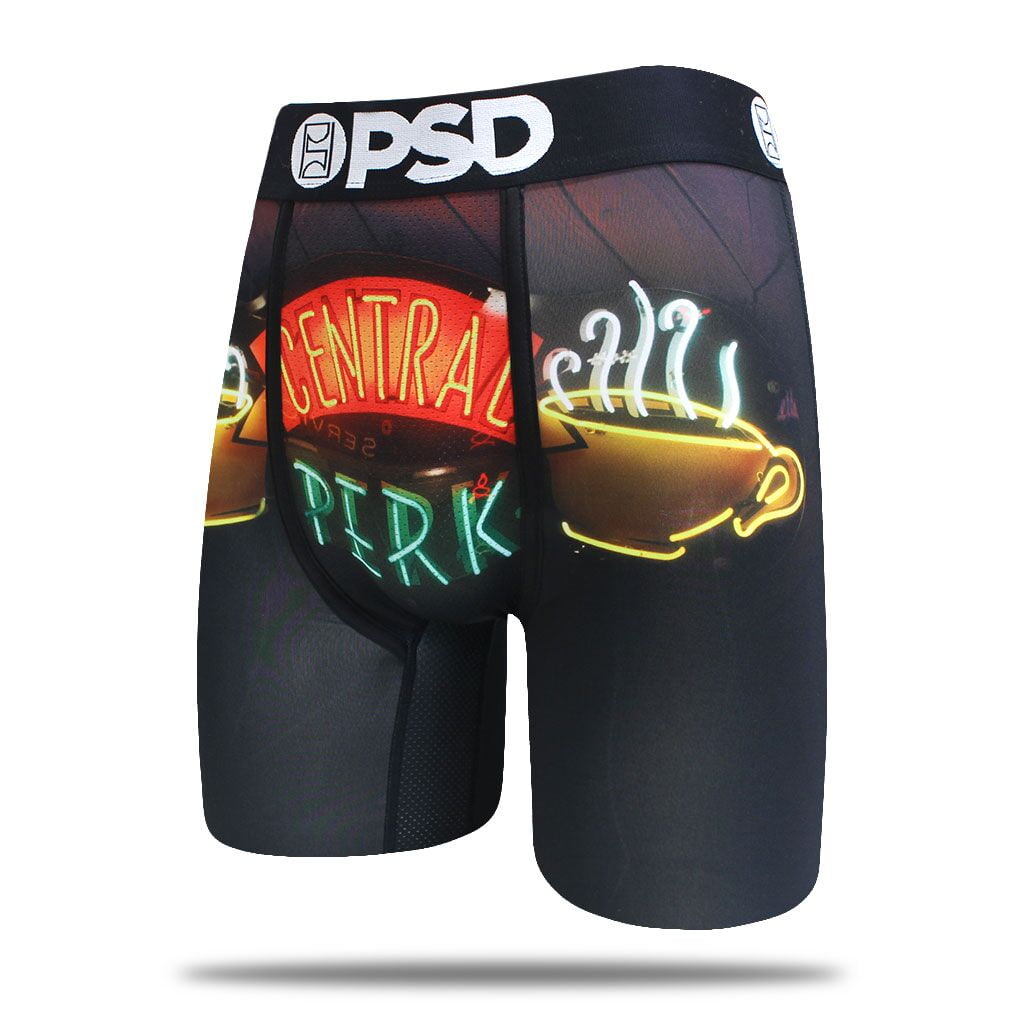 PSD - PSD Underwear Central Perk Mens Boxer Briefs Black ...