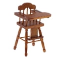 thumbnail image 1 of 1/12 Dollhouse Miniatura Muebles Comedor Silla Plegable De , Modelo De Silla Para Bebé, Accesorios Para Casa De Madera Hugo Silla de comedor de casa de muñecas, 1 of 9