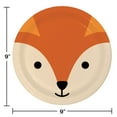 thumbnail image 2 of Zoo Animals Fox Lunch Plates (8), 2 of 2