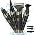 thumbnail image 6 of Sentryse Nose Hair Trimmer, 4 in 1 Electric Razor for Men, Cordless Waterproof Ear and Nose Hair Trimmer, 6 of 8