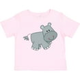 thumbnail image 3 of Inktastic Cute Smiling Baby Hippo Boys or Girls Toddler T-Shirt, 3 of 5