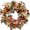 Orange, variant on Artificial Fall Wreath for Front Door, 18 Inch Autumn Door Wreath with Eucalyptus Leaves Berry, Thanksgiving Harvest Wreaths for Indoor Outdoor Farmhouse Home Wall Window Porch Decor