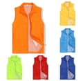 thumbnail image 4 of Unisex Breathable Vest Casual Waistcoat Volunteer Work Uniforms Outwear Tops, 4 of 8