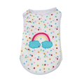 thumbnail image 2 of Sleeveless Dog T-Shirt for Small Dogs Cute Breathable Pet Shirt for Chihuahua Cats Yorkies and Small Breed Dogs(White,L), 2 of 7
