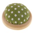 thumbnail image 3 of veasfak Cushion with Wooden Base Holder DIY Sewing Green, 3 of 8
