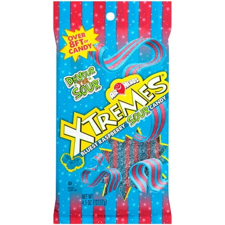 AirHead Xtremes Bluest Raspberry Sour Candy, 4.5 oz ...