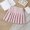 w93# Pink230, variant on Wuxian Girls Summer Fashion Pleated Skirts Solid Color Elastic Waist Tennis Slim Casual School Uniform Mini Skirt Breathable Cozy Comfortable A-Line Cheer Dress Easter Dress,Black,5-6 Years