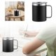 thumbnail image 4 of Taza de moda con gran capacidad, taza térmica para coche fabricada en aleación de aluminio, diseño a prueba de fugas para llevar, para cambios de temperatura, ¡disfruta de una vida hermosa!, 4 of 4