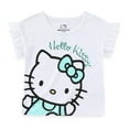 thumbnail image 2 of Hello Kitty Sanrio Short Sleeve Shirt and Skirt Outfit (Girls), 2 Piece Set, Sizes 4-12, 2 of 6