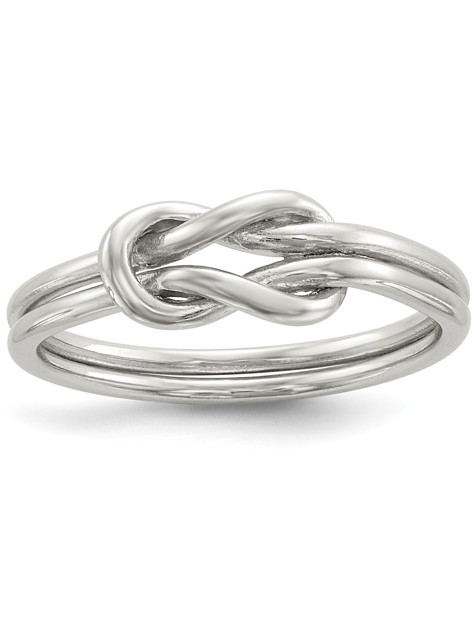 Core Silver - Sterling Silver Love Knot Ring QR6591