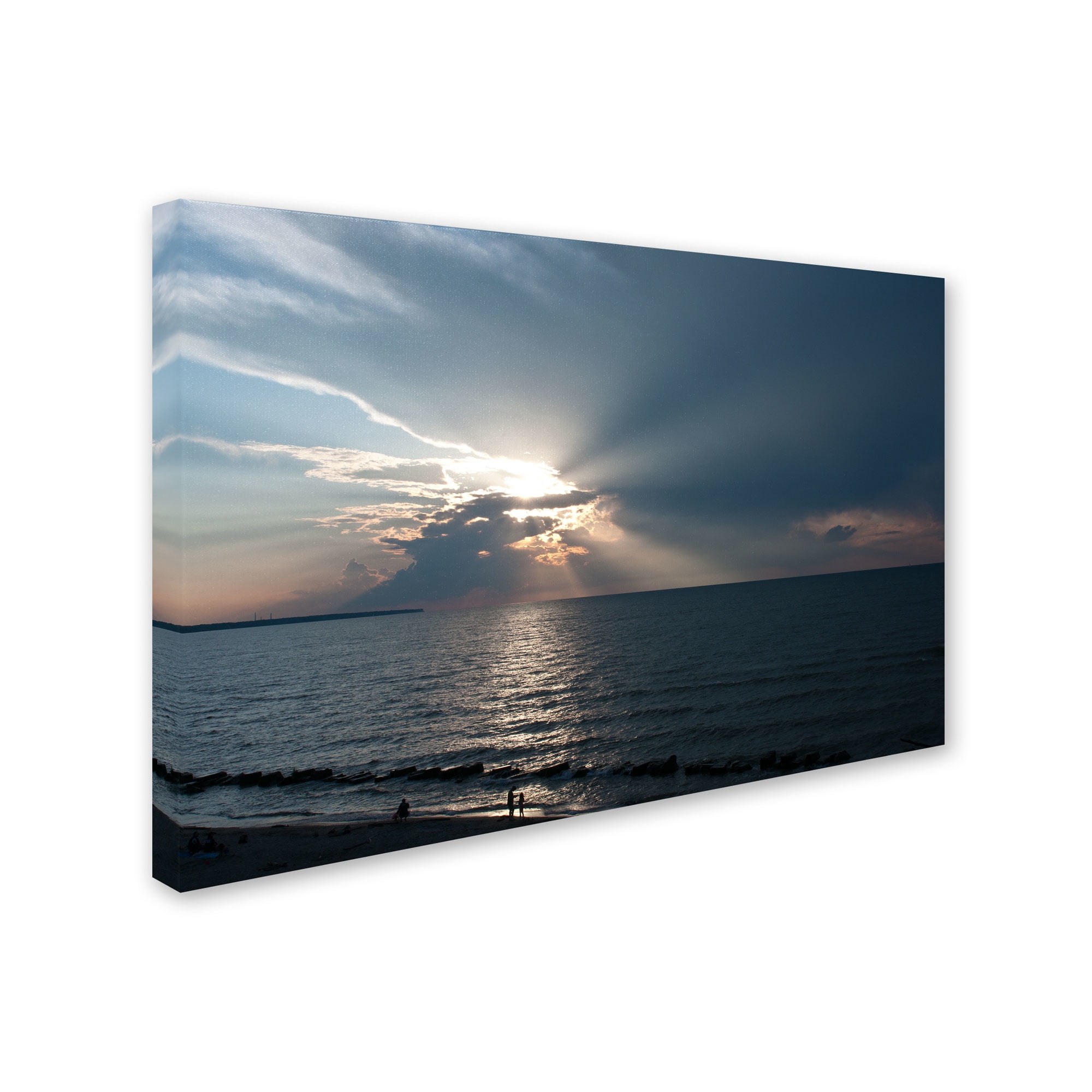 Trademark Fine Art "Waiting for Sunset" Canvas Art by Kurt Shaffer