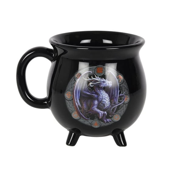 Samhain Cauldron Dragon Mug by Medieval Collectibles