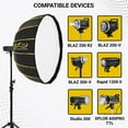 thumbnail image 6 of Glow EZ Lock Collapsible White Beauty Dish (25"), 6 of 10