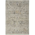 thumbnail image 6 of Nourison Nyle 5'3" x 7'10" Ivory Taupe Vintage Indoor Rug, 6 of 9