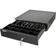 thumbnail image 1 of Cash Drawer &#x.&#xPortable POS Cash Box Coin Tray with Cash Register Till Tray Manual Open Works Compatible for All POS System Printers, 1 of 7