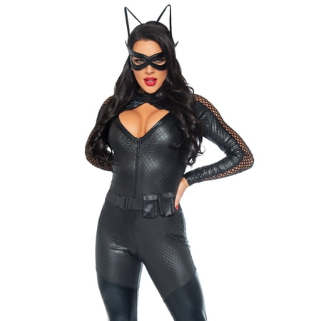 Leg Avenue Women's Wicked Kitty Sexy Black Cat Costume
