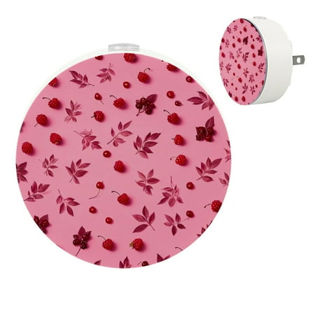 

YZUOUZY Lamp for Bedroom Lamps for Bedroom Small Bedside Lamps Set of 2 Pink Raspberry Berries