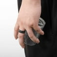 thumbnail image 4 of Qarigey Anillo Vintage para hombre, para viajar, senderismo, fiesta portátil, banquete, boda, anillos de acero inoxidable, joyería para decoración de Ropa, zapatos y accesorios Miscelánea Oro ocho Qarigey AP014448-22, 4 of 6